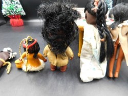 lot 32 6 native dolls back a